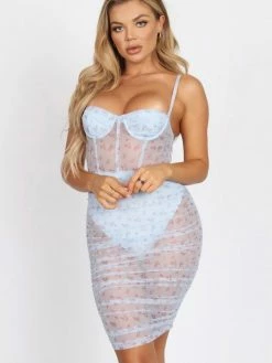 Tic Toc Dresses Sara Marie Blue Dress