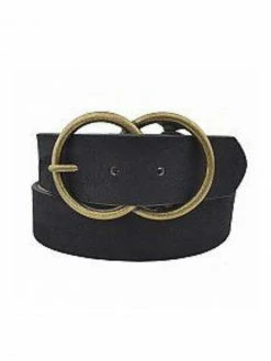 Joia Trading Ezra Black Double Buckle Belt