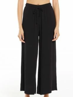 ZSupply Whitesands Wide Leg Black Pants Bottoms