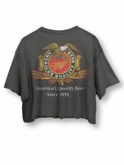 Junk Food Athleisure Miller High Life Pocket Crop Top