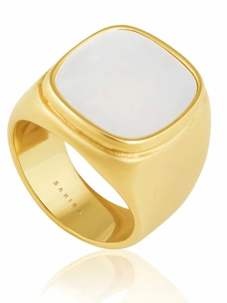 Sahira Mother Of Pearl Ring 3 Sahira Mother Of Pearl Ring