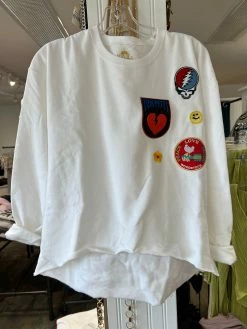 Mamie Ruth Patch Pullover Sweatshirt