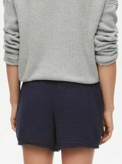 Michael Stars Sia Gauze Navy Short Bottoms