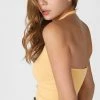 Nikibiki Tops Kami Ribbed Halter Popcorn Crop Top 1 Nikibiki Tops Kami Ribbed Halter Popcorn Crop Top