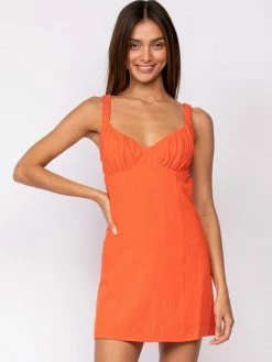 Sky To Moon Dresses Abigail Orange Dress