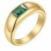 Sahira ACCESSORIES Emerald Statement Ring