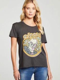 CHASER Elton John Bella Jersey Everybody Tee Tops