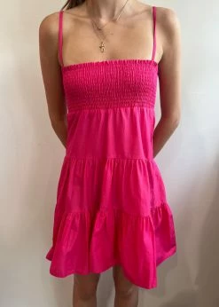 BB Dakota Dream About Me Pink Glo Dress Dresses