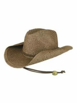 Joia Trading ACCESSORIES Western Toyo Brown Cowboy Hat