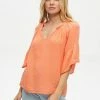 Michael Stars Savannah Gauze Camila Ruffle Sleeve Top 2 Michael Stars Savannah Gauze Camila Ruffle Sleeve Top