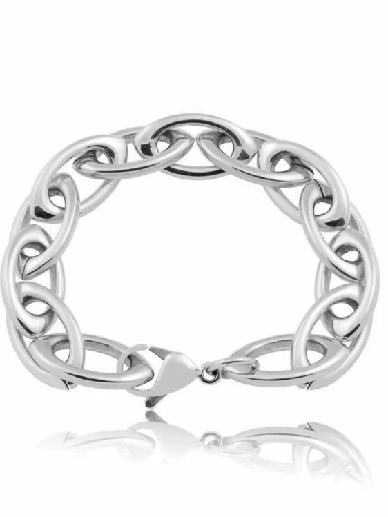Sahira ACCESSORIES Frankie Oval Link Bracelet 4 Sahira ACCESSORIES Frankie Oval Link Bracelet