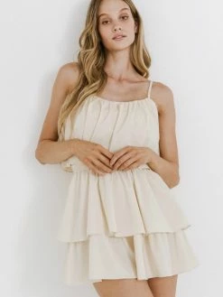 English Factory Rompers & Jumpsuits Blythe Ivory Romper