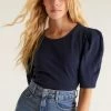 ZSupply Tops Sky Slub Navy Top 2 ZSupply Tops Sky Slub Navy Top