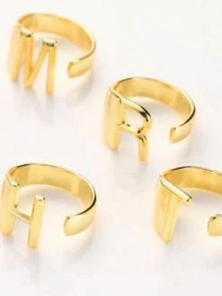 Rae & Jade ACCESSORIES Lido Bold Initial Ring