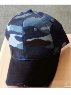 Haute Shore ACCESSORIES Blue Camo Cap
