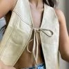 Et Clet Palmer Bone Suede Vest