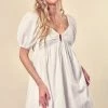 Mustard Seed Josette White Romper Dress 2 Mustard Seed Josette White Romper Dress
