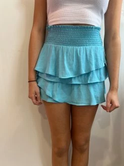 Cotton Candy Bottoms Adari Ocean Blue Skort