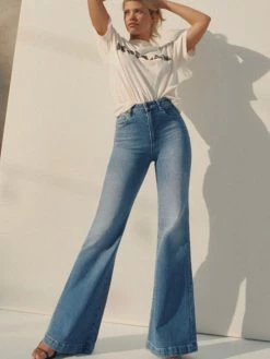 Rolla's Jeans Eastcoast Blue Flare Jean Bottoms