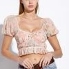 Sky To Moon Tops Coral Reve Crop Top 1 Sky To Moon Tops Coral Reve Crop Top