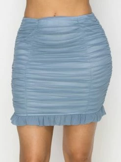 Iris Downtown Blue Skirt
