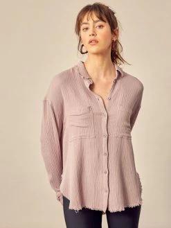 Miou Muse Chanson Double Gauze Shirt