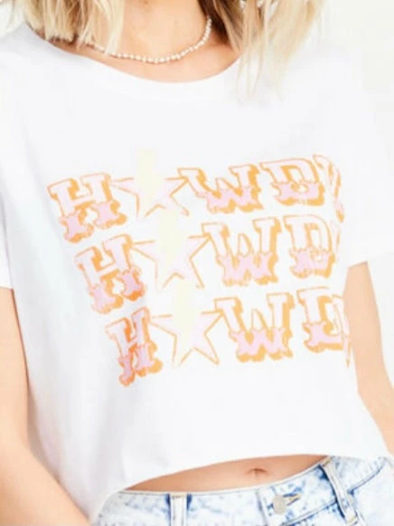 Prince Peter Howdy Crop Tee Tops 3 Prince Peter Howdy Crop Tee Tops