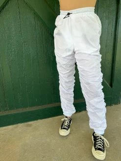 C Jes Anessa White Ruched Pant