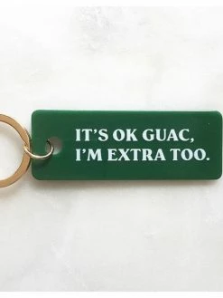 Ryan Porter ACCESSORIES It's Okay Guac Keychain
