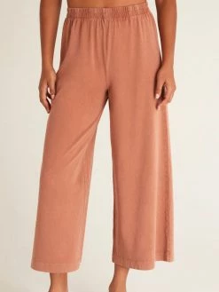 ZSupply Bottoms Scout Vintage Brown Jersey Flare Pant