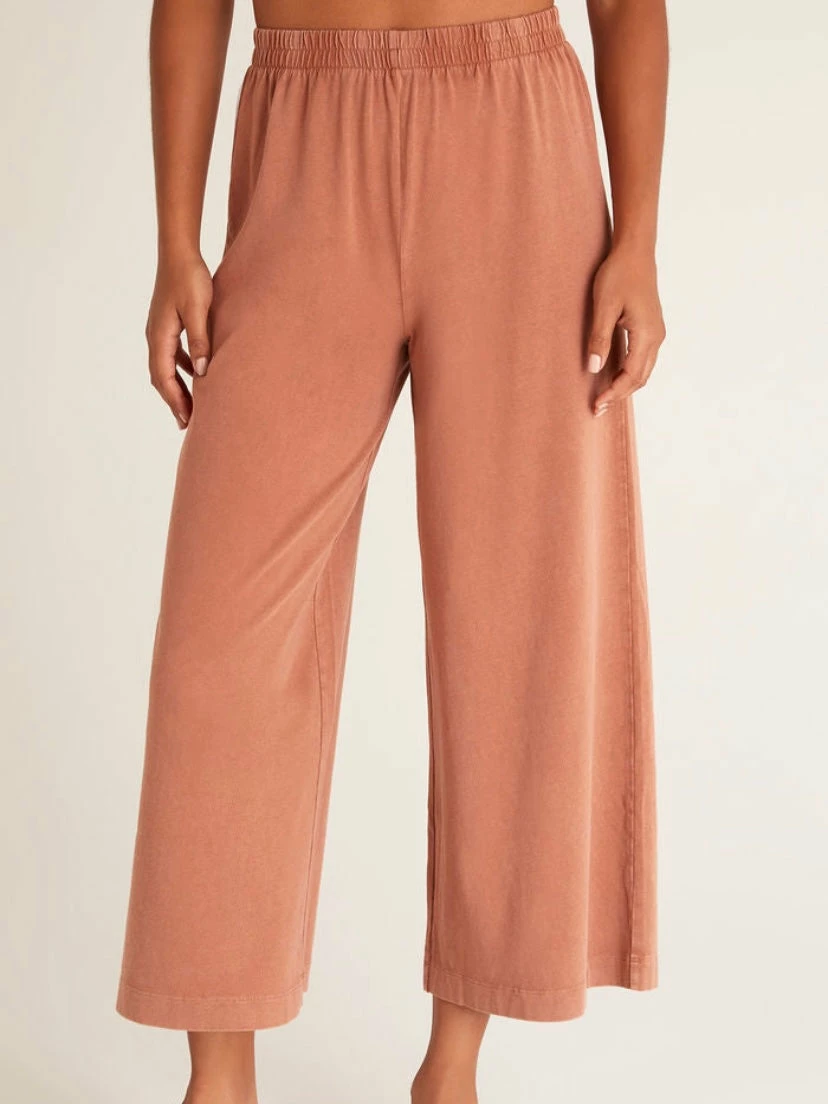 ZSupply Bottoms Scout Vintage Brown Jersey Flare Pant 3 ZSupply Bottoms Scout Vintage Brown Jersey Flare Pant