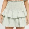 Miou Muse Bottoms Calliope Grid Mint Skort