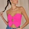Blue Blush Tops Christa Hot Pink Top