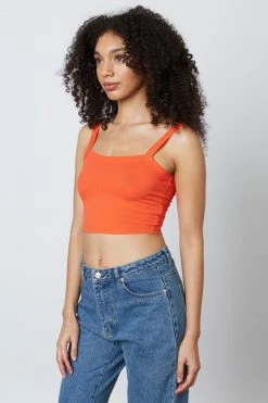 Cotton Candy Bria Sunkist Crop Tank Tops