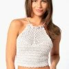 Olivaceous Tops Trista Blush Crop Top