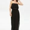 Michael Stars Tara Gauze Black Maxi Dress Dresses
