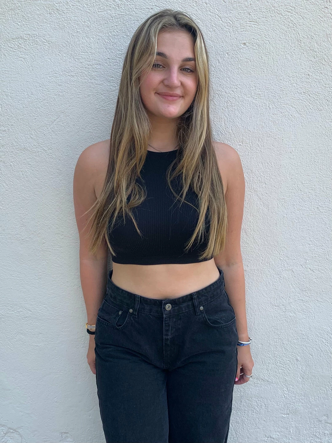 Suzette Ribbed Black Halter Crop Top 3 Suzette Ribbed Black Halter Crop Top