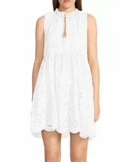 BB Dakota Papaya White Dress Dresses