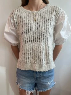 Fate By LFD Mixed Up Blue Top Tops