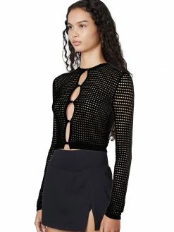 NIA Sofia Black Cardigan