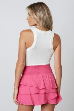 Cotton Candy Bottoms Adari Hot Pink Skort 7 Cotton Candy Bottoms Adari Hot Pink Skort