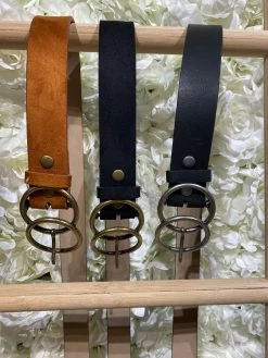 Joia Trading ACCESSORIES Ezra Rust Double Buckle Belt