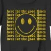 Prince Peter Tops Good Times Smiley Crop Tee
