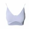 Nikibiki Ribbed Ice Blue Triangle Bra Tops