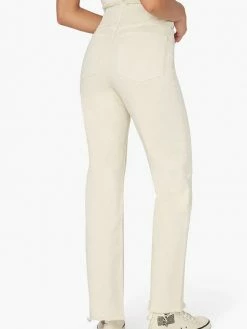 WeWoreWhat Bottoms Frayed Off White Denim Jean 10 WeWoreWhat Bottoms Frayed Off White Denim Jean