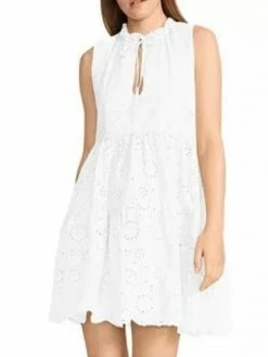 BB Dakota Papaya White Dress Dresses