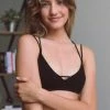 Leto Accessories Double Cross Strappy Back Black Bralette Tops 2 Leto Accessories Double Cross Strappy Back Black Bralette Tops