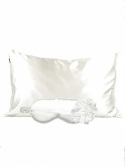 Kitsch Satin Ivory Sleep Set