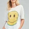 Wildfox Always Happy Oversized Tee