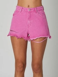 Rolla's Jeans Bottoms Dusters Layla Magenta Denim Short
